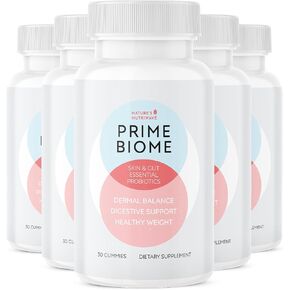 Primiome Probiotic Gummies-مزيج قائم على النبات مع الأنسولين ، Mane's Mane ، Ginger & More-غير المعدلة وراثيًا ، بدون منشطات ، معتمدة من GMP-30 Gummies ، شهر واحد in Kuwait