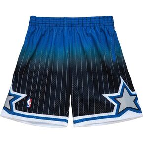 Mitchell & Ness Mens Fadeaway Swingman Shorts 1994 Basketball Athletic Comfort Technology - Black,Blue - Size L in Kuwait