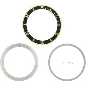 Ewatchparts Bezel & Ceramic Insert & Retaining Compatible With Rolex Submariner 18K Gold 16800 16613 16610 in Saudi Arabia