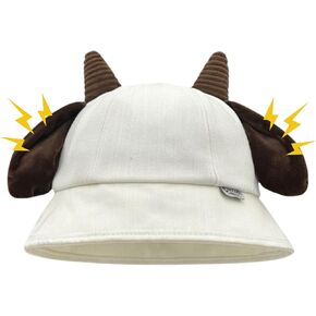 Cute Bucket Hat with Goat Horns and Ears Summer Sun Hat for Women Novelty Fishing Cap Men Rave Hat Theme Party in Kuwait
