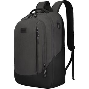 Goloni 15.6 سفر محمول حقيبة الظهر مع ميناء شحن USB ، MAN MAN GAN WOND PACK ، العمل ، الكلية غير الرسمية ، حقيبة BOOK العليا للمراهقين خفيفة الوزن مقاومة للماء حقيبة ملاحظات غير رسمية ، أسود in Kuwait