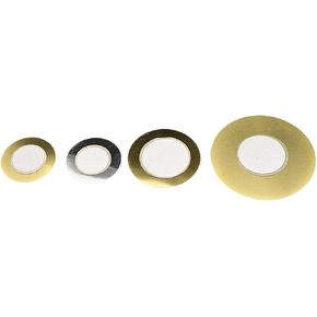 10pcs عناصر Piezo Buzzer Sounder Trigger Drum Disc Copper Piezo مكبر صوت 12 مم 20 مم 27 مم 35 مم 50 مم كهروضوئي (35 مم) in Saudi Arabia