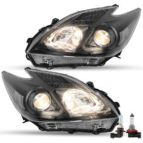 مصباح JSBoyat Halogen الأمامي لعام 2012-2015 Toyota Prius ، سائق بديل لمجموعة المصابيح الأمامية على غرار OE وجانب الركاب in Kuwait
