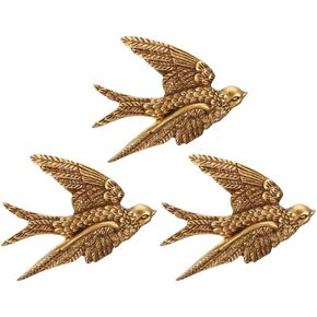 IMIKEYA 3pcs Bird Wall Hanging Home Ornament Swallow Art Crafts Swallow Wall Art Wall Hanging Craft Wall Art Decors Swallow Wall Decorations Room Decoration Swallow Shaped Pendant in Kuwait