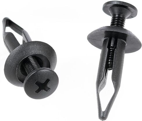 OAUTOO 50pcs 1/4" Hole Multi-Purpose Push-Type Retainer Clip for Ford W706350-S300, N803946S Chrysler 6502871 Mercedes 000-991-52-40 in Saudi Arabia