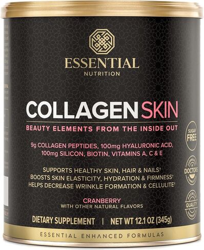 Collagen Skin - Hydrolyzed Collagen Peptides for Women, Protein Powder with Hyaluronic Acid - Collagen for Skin, Hair & Nails - Neutral Flavor - 11.9oz - 30 Servings in Saudi Arabia