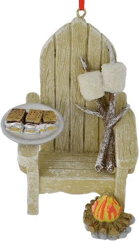 Kurt S. Adler Adirondack Chair and Smores Ornament A1802 New in Saudi Arabia