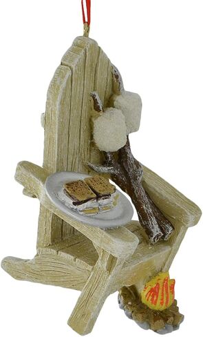 Kurt S. Adler Adirondack Chair and Smores Ornament A1802 New in Saudi Arabia