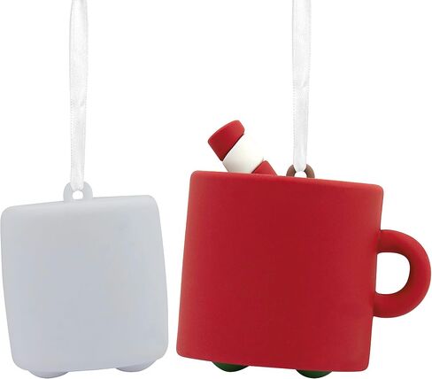 Hallmark Better Together Hot Cocoa and Marshmallow Magnetic Christmas Ornaments, Set of 2 in Saudi Arabia