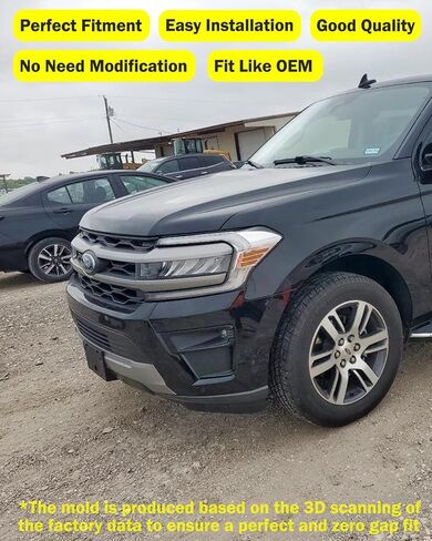 إطار لوحة الترخيص الأمامي لـ Ford Expedition 2022 2023 2024 Pront Pumper Lucker Bracket Bracket Bracket Respion Reply # NL1Z-17A385-AA Partslink # FO1068194 in Saudi Arabia