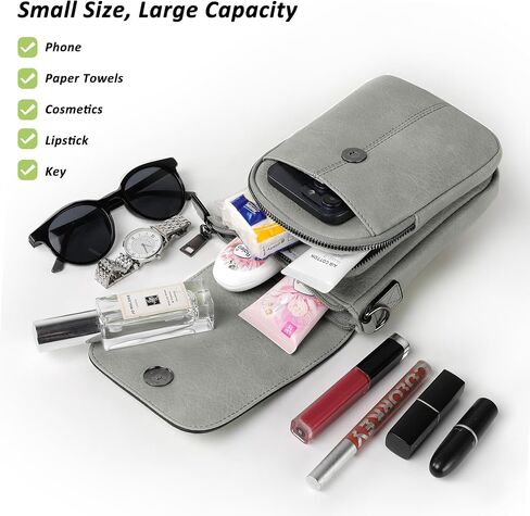 TANTOMI Small Crossbody Bags for Women, Small Purses with Card Slots Phone Purse Wide Adjustable Strap in Kuwait