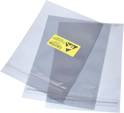 MECCANIXITY Anti Static Bags Shielding Bag 50pcs 3x5inch(8x13cm) Resealable with Labels for Hard Drive HDD SSD PCB Board in Saudi Arabia