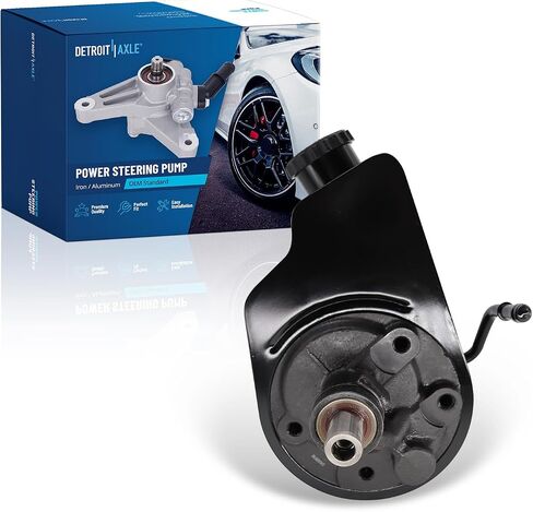 Detroit Axle - Steering Pump for Chevy Silverado Avalanche Suburban 1500 C2500 K2500 Cheyenne Power Steering Pump with Reservoir Replacement 20-8740 in Saudi Arabia