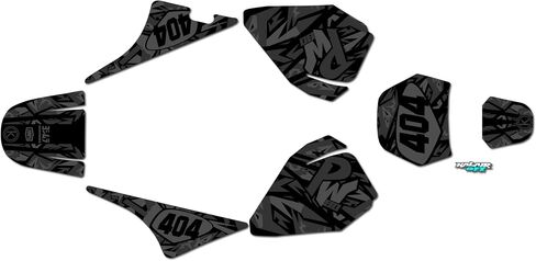 مجموعة الرسومات ل Yamaha PW 80 (1990-2008) SHATTER SERNAY SMOKE 16 MIL-DIRT BIKE CUSTRIAL RACING DECALS KITS ، NO-PLASTICS in Kuwait