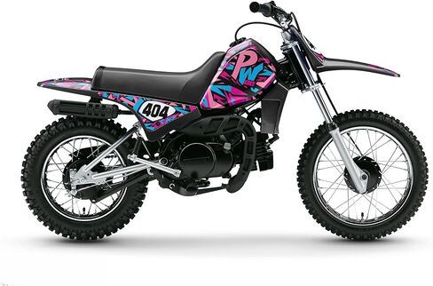 مجموعة الرسومات ل Yamaha PW 80 (1990-2008) SHATTER SERNAY SMOKE 16 MIL-DIRT BIKE CUSTRIAL RACING DECALS KITS ، NO-PLASTICS in Kuwait