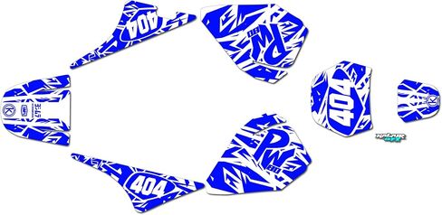 مجموعة الرسومات ل Yamaha PW 80 (1990-2008) SHATTER SERNAY SMOKE 16 MIL-DIRT BIKE CUSTRIAL RACING DECALS KITS ، NO-PLASTICS in Kuwait