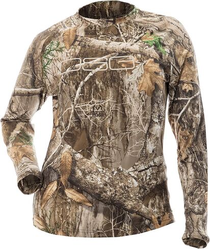 DOING SOMETHING GREAT (DSG Outerwear Women's Long Sleeve Camo Tech Hunting Shirts | Moisture Wicking in Kuwait