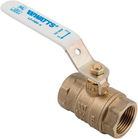 Watts LFFBV-4 Two-Piece Full Port Ball Valves, 2 Inch, Brass in Saudi Arabia