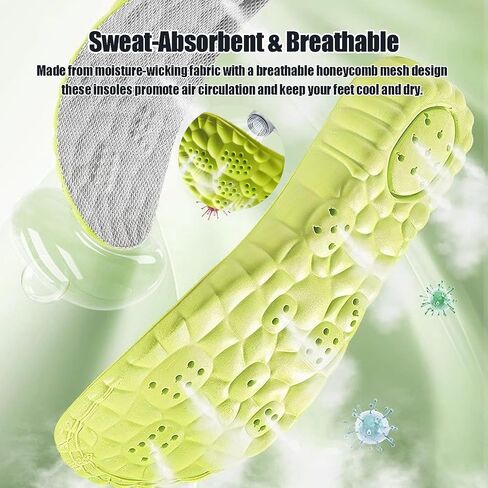 Height Increase Insoles - 4D Cloud Tech Increase Insoles for Men and Wowen Soft Memory Foam Heel Lift Inserts (Black, 3.5CM Men: US 8-11) in Kuwait
