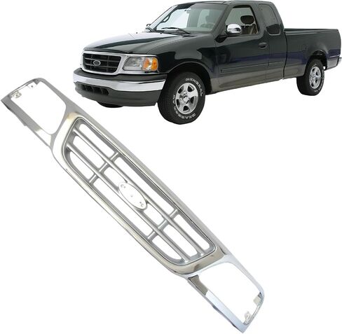 تجميع مصبغة Chrome تناسب Ford F150/F250 1999-2003 و Heritage F150 2004 مع إدراج قابل للطلاء in Saudi Arabia