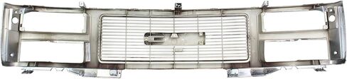 Garage-Pro Grille Assembly Compatible with 1988-1993 GMC C1500, K1500, C2500, K2500, C3500, K3500, 1992-1993 Yukon, C1500 Suburban Chrome Shell with Black Insert in Saudi Arabia