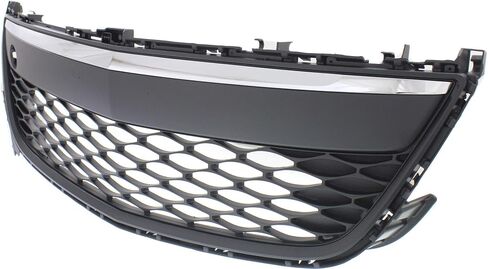 Garage-Pro Bumper Grille Compatible with Mazda CX-7 2010-2012 For Models Without Fog Light Holes Chrome Plastic Front MA1036121 in Saudi Arabia