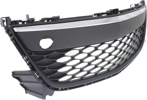 Garage-Pro Bumper Grille Compatible with Mazda CX-7 2010-2012 For Models Without Fog Light Holes Chrome Plastic Front MA1036121 in Saudi Arabia