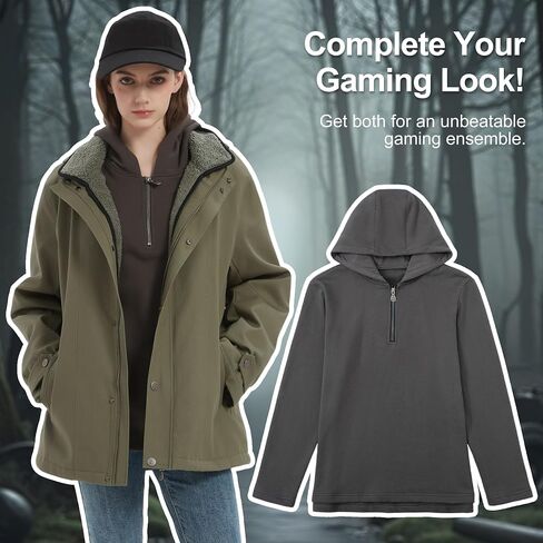 Fleece Jacket Cosplay Ethan Winters Hoodie Game Role Play Military Costume Outdoor Novelty Coat in Saudi Arabia