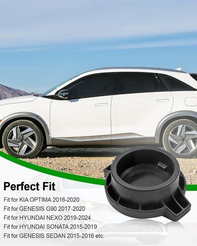 Coolant Reservoir Cap ملاءمة لـ Hyundai Genesis Kia Sonata Nexo Sedan G80 G90 Optima K900 2015-2024 ، CARDAIRAIT CAPL in Kuwait
