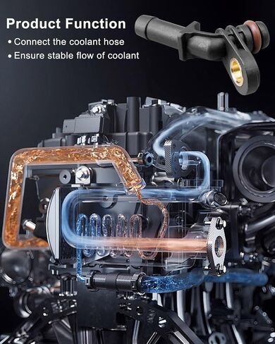 Coolant Hose Pipe Connector Fit for Mercedes-Benz G63 AMG 2013 2014 2015 2016 2017 2018, Replace 0099974272 A0099974272 in Saudi Arabia