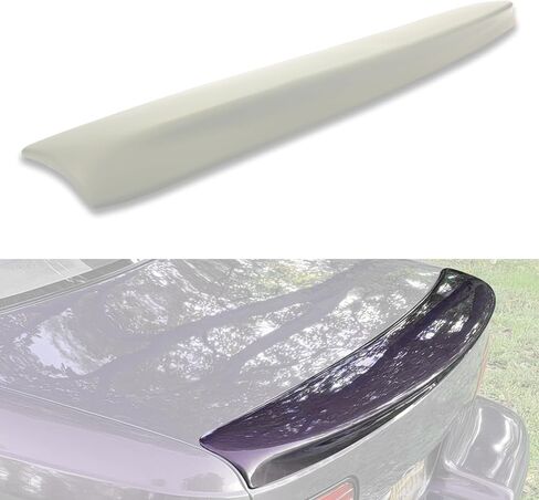 KUAFU Trunk Spoiler Compatible with 1991-1996 Chevy Chevrolet Caprice 1996 Chevy Chevrolet Impala Wing Lip Rear Trunk Lid Plastic Unpainted Surface in Saudi Arabia