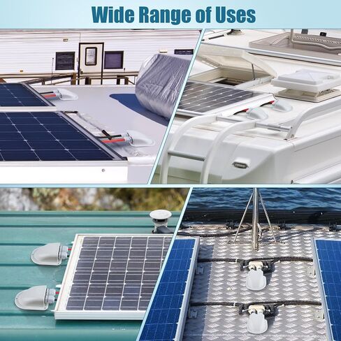 Enhon 2 Pack Solar Cable Entry Gland, Weather Resistant Solar Gland, Dual Cable Entry Housing for All Types 3mm² to 10mm² RV, Caravan, Marine, Boat, Cabin (White) in Saudi Arabia