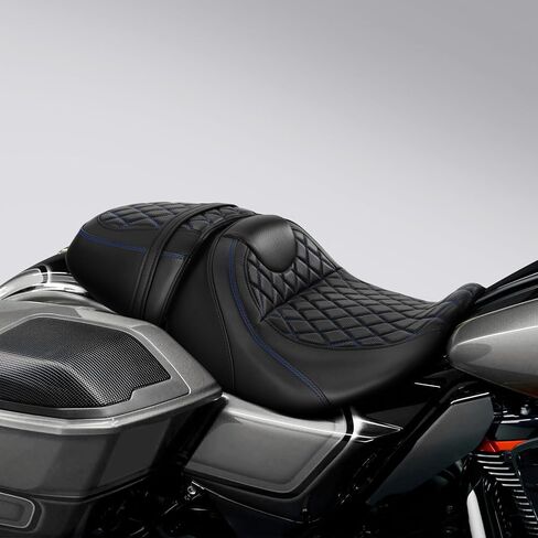 نسخة. راكب رايدر رايدر رايدر ومقعد المقعد المقعد المقعد المناسب لتجول هارلي 2023-2025 CVO Street Glide Flhxse ، CVO Road Glide Fltrxse | 2024-2025 شارع Glide Flhx ، Road Glide Fltrx ، و Fltrxstse in Kuwait