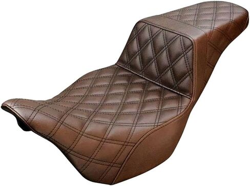 Saddlemen 0801-1288 808-07B-175BREX مقاعد STEPSENT للوصول-غرزة شعرية كاملة-بني-FLH in Saudi Arabia
