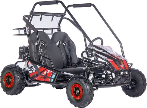 MotoTec Mud Monster XL 212cc 2 Seat Go Kart Full Suspension Red in Kuwait