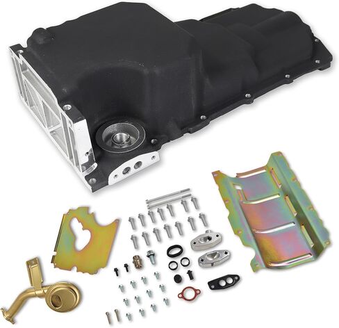 302-20,81577 LT Swap Retrofit Engine Aluminum oil pan Kit Compatible with 1967-'02 Chevy Gen V LT1 LT4 L83 L86 in Kuwait