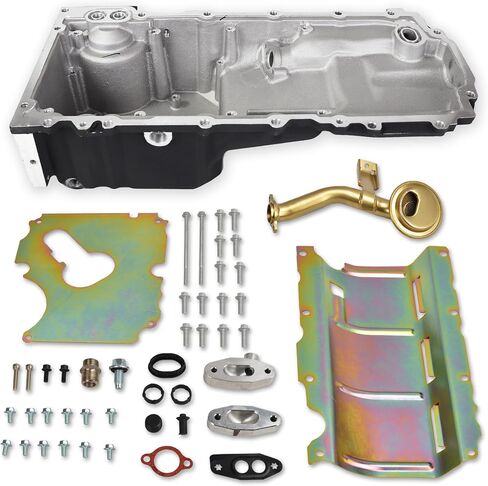 302-20,81577 LT Swap Retrofit Engine Aluminum oil pan Kit Compatible with 1967-'02 Chevy Gen V LT1 LT4 L83 L86 in Kuwait