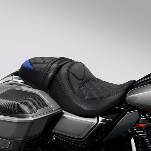 نسخة. راكب رايدر رايدر رايدر ومقعد المقعد المقعد المقعد المناسب لتجول هارلي 2023-2025 CVO Street Glide Flhxse ، CVO Road Glide Fltrxse | 2024-2025 شارع Glide Flhx ، Road Glide Fltrx ، و Fltrxstse in Kuwait