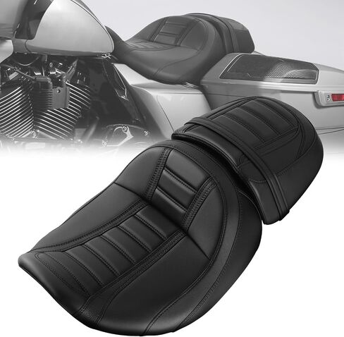 نسخة. راكب رايدر رايدر رايدر ومقعد المقعد المقعد المقعد المناسب لتجول هارلي 2023-2025 CVO Street Glide Flhxse ، CVO Road Glide Fltrxse | 2024-2025 شارع Glide Flhx ، Road Glide Fltrx ، و Fltrxstse in Kuwait