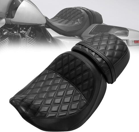 نسخة. راكب رايدر رايدر رايدر ومقعد المقعد المقعد المقعد المناسب لتجول هارلي 2023-2025 CVO Street Glide Flhxse ، CVO Road Glide Fltrxse | 2024-2025 شارع Glide Flhx ، Road Glide Fltrx ، و Fltrxstse in Kuwait