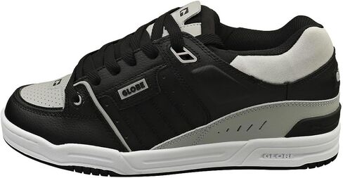 Globe Men's Fusion Skate Shoe, Black/Steel/White, 7.5 in Saudi Arabia