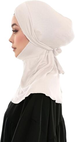 الحجاب Undercaps Cap Beanies Cap مع ربطة عنق غير قماشية تحت وشاح للنساء in Kuwait
