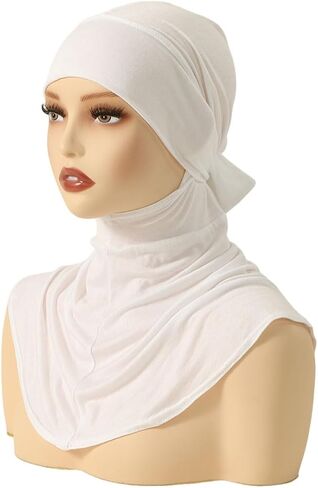 الحجاب Undercaps Cap Beanies Cap مع ربطة عنق غير قماشية تحت وشاح للنساء in Kuwait