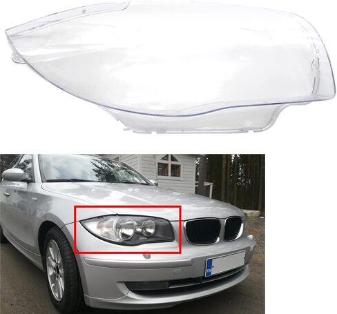 Chcury1 Right Headlight Headlamp Lens Cover Clear Shell Replacement for BMW 1 Series E81 E82 E87 E88 1M 2003-2011 in Saudi Arabia