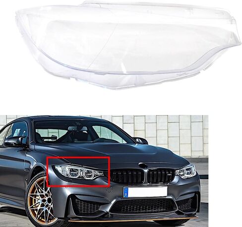 Chcury1 Right Headlight Headlamp Lens Cover Clear Shell Replacement for BMW 4 Series M3 F82 F32 F33 F34 2013-2016 in Saudi Arabia