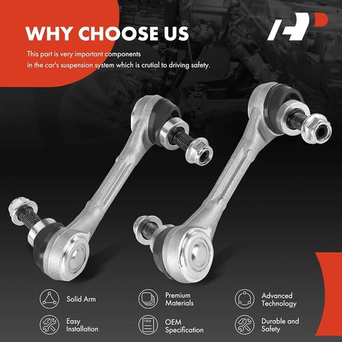 A-Premium 2 x Rear Sway Bar Links Stabilizer Bar Links, Compatible with Honda CR-V 2017-2023, Clarity 2017-2021 in Saudi Arabia