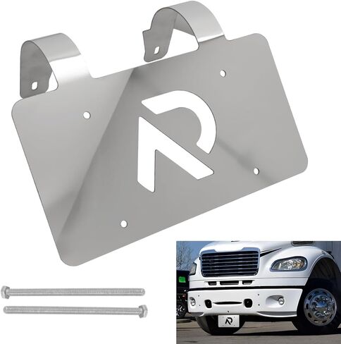 شاحنة شبه تجارية الشاحنة الغزلان حارس لوحة الترخيص المقاوم للصدأ 3 '' for Freightliner for Volvo for Kenworth in Kuwait