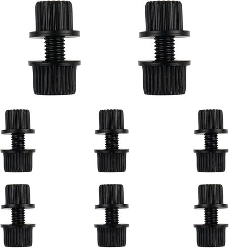 8PCS Motorcycle License Plate Screws,Nylon Motorcycle License Plate Bolts for Fixing Standard Licenses Plates Holder,Universal Licenses Plates Fasteners Exterior Accessories in Kuwait
