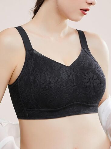 حمالات الصدر اللاسلكية للنساء ، تغطية كاملة من حمالات الصدر لا يوجد تحت الأسلحة اليومية صدرية مريحة صدرية مريحة in Kuwait