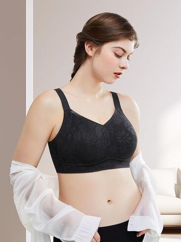 حمالات الصدر اللاسلكية للنساء ، تغطية كاملة من حمالات الصدر لا يوجد تحت الأسلحة اليومية صدرية مريحة صدرية مريحة in Kuwait